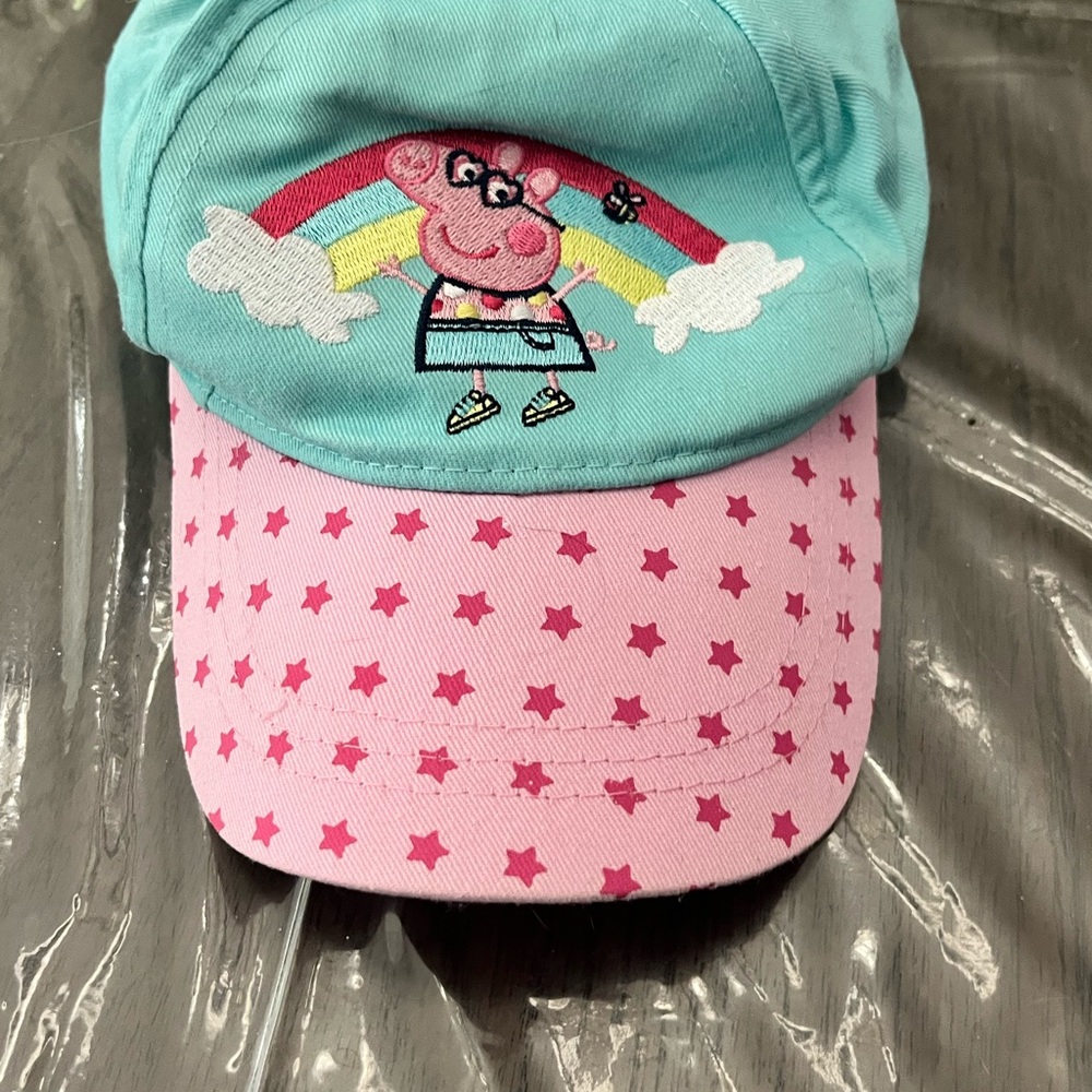 Colorful Peppa Pig Cap with Stars